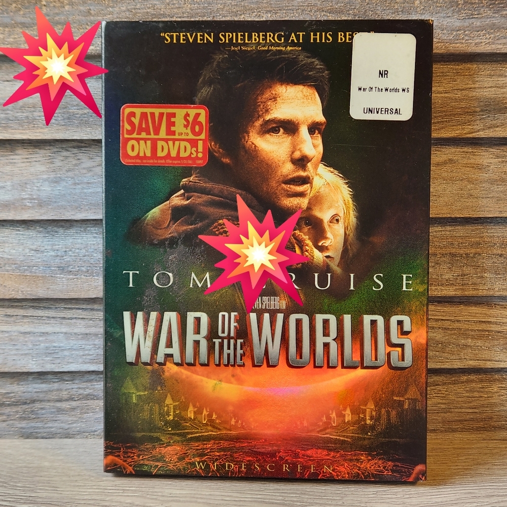 🔥 War of the Worlds DVD Tom Cruise DVD Movie